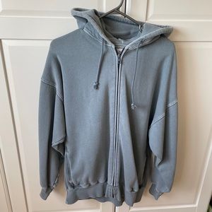 Aritzia boyfriend zip up hoodie